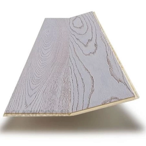 OAK ELARA WHITE MATT ПАРКЕТНАЯ ДОСКА POLARWOOD SPACE